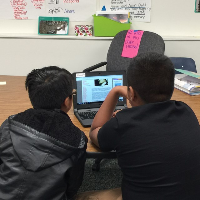 Technology helps students go beyond classroom lessons to further expand their knowledge.