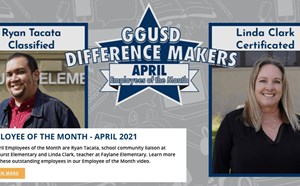 Falcon Spotlight - Linda Clark for being chosen as GGUSD’s April Employee of the Month!! - article thumnail image