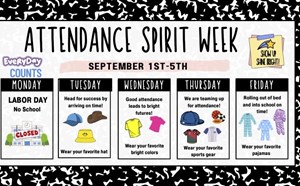 Attendance Spirit Week - article thumnail image