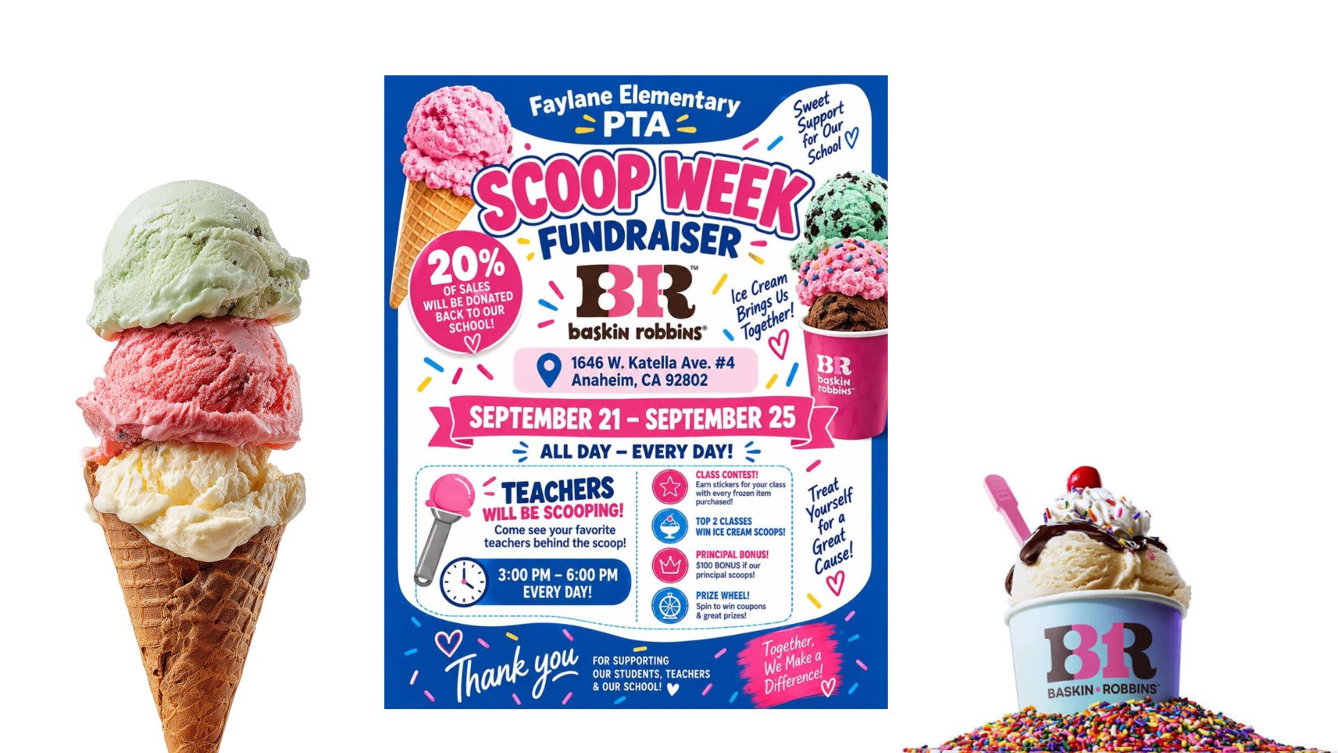 Fundraiser 9/21 - 9/25