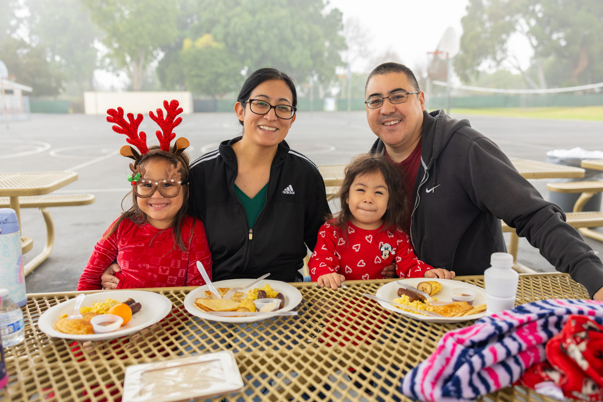 Reindeer at Breakfast with Santa